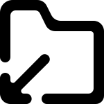Directory Arrow Down 1657 SVG Icon